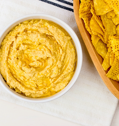 homemade hummus