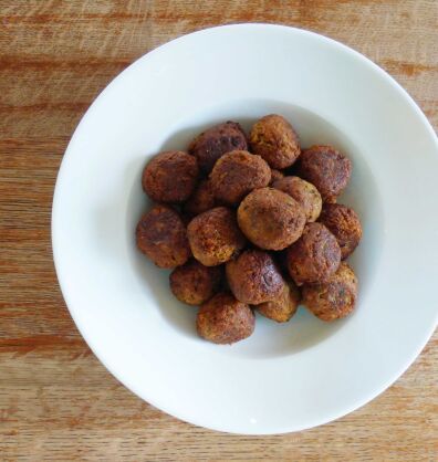 Homemade falafel