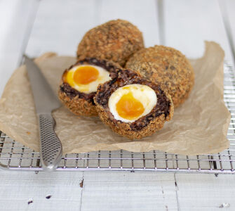 James Peck's Black Pudding Scotch eggs recipe