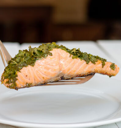 15 minute chilli salmon