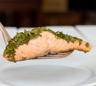 15 minute chilli salmon