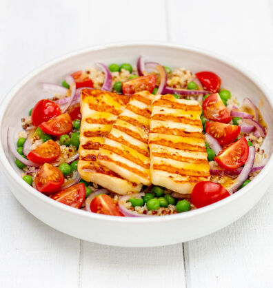 Halloumi Quinoa salad