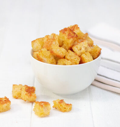 Homemade croutons