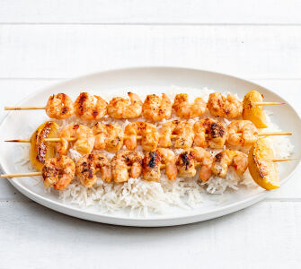 Chilli Prawn Kebabs