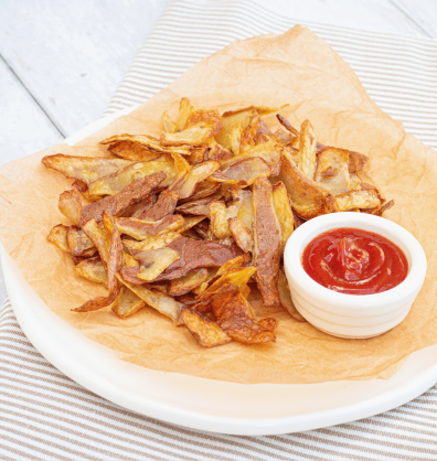 air fryer potato peel crisps