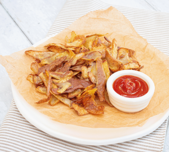 air fryer potato peel crisps