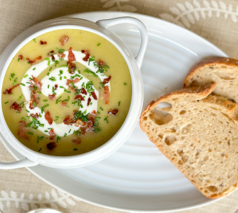 Leek & potato soup