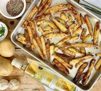 Dom's Mellow Yellow oven chips