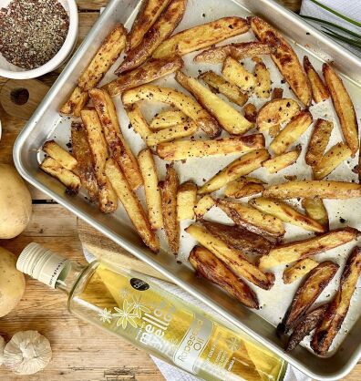 Dom's Mellow Yellow oven chips