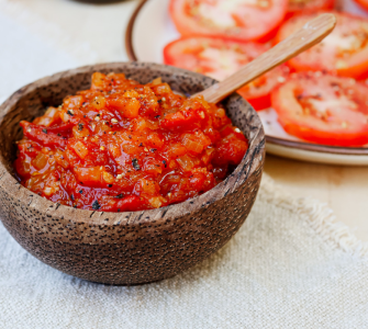 Roasted tomato relish recipe