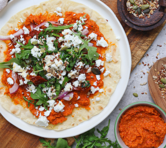 Mellow yellow flatbreads