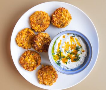 Courgette & Corn Fritters