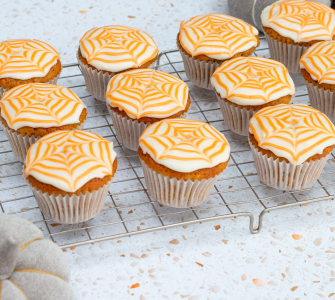 Halloween Carrot Cake Muffins