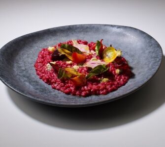 Adam Gray's Beetroot Spelt Risotto