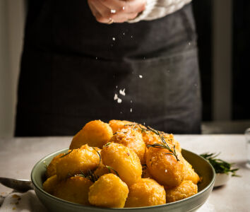 Crispy roast potatoes
