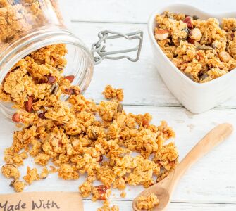 Air fryer seed & nut granola