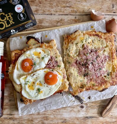 Dom in the kitchen croque madame