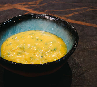 White miso garlic aioli