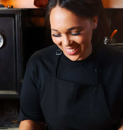 Hannah sous chef at Restaurant Ember