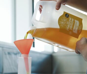 Using Mellow Yellow cold pressed rapeseed oil in the professional kitchen